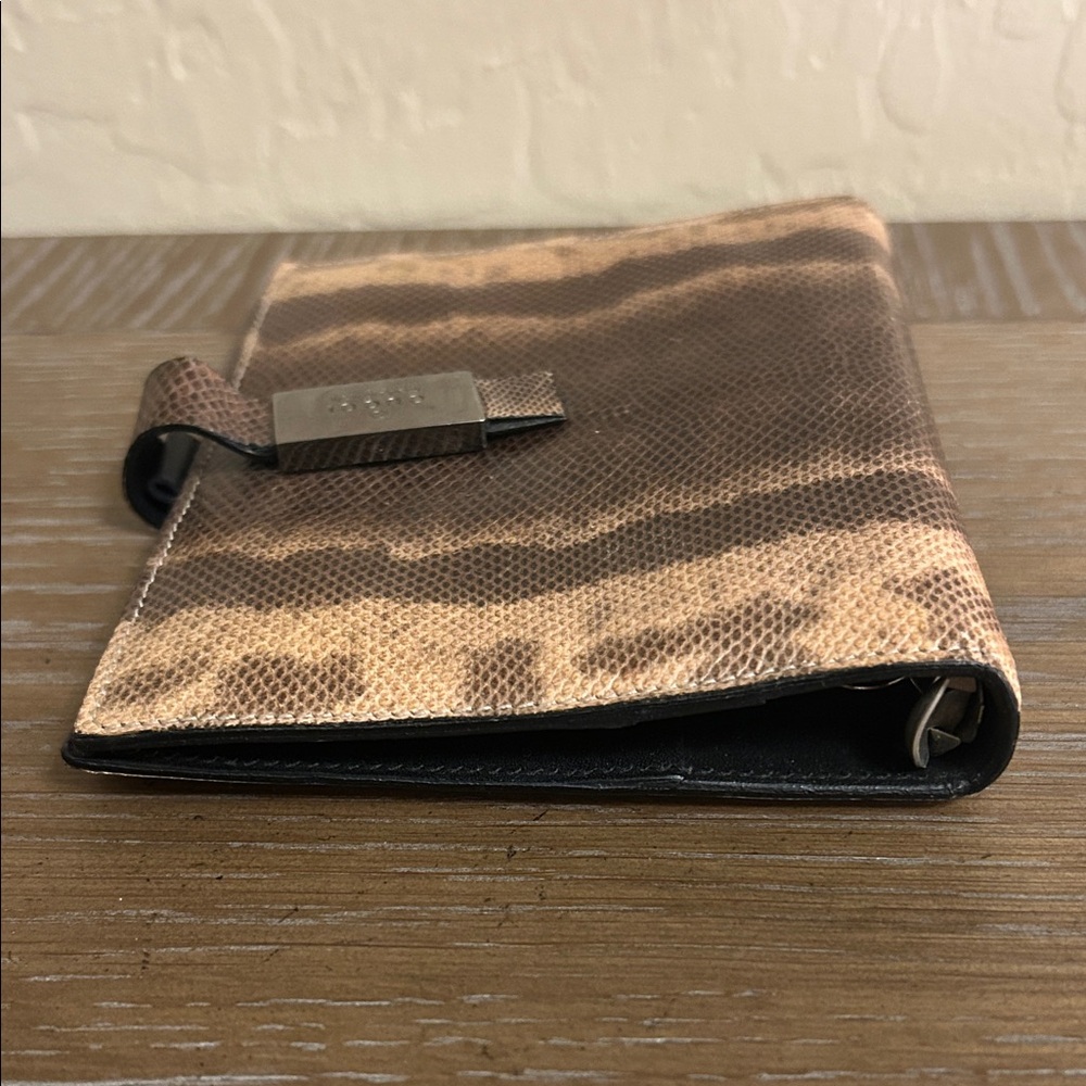 Gucci | Genuine Python Snakeskin Leather Agenda Planner - Picture 4 of 6
